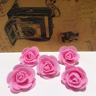 25-250 kom. Umjetne glavice ruža od pjene 3,5 cm Umjetno cvijeće za medvjedić ruže Poklon za Valentinovo Svadbena zabava Cvjetni ukrasi