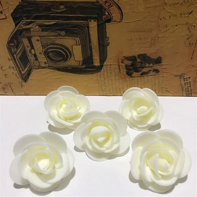25-250 kom. Umjetne glavice ruža od pjene 3,5 cm Umjetno cvijeće za medvjedić ruže Poklon za Valentinovo Svadbena zabava Cvjetni ukrasi