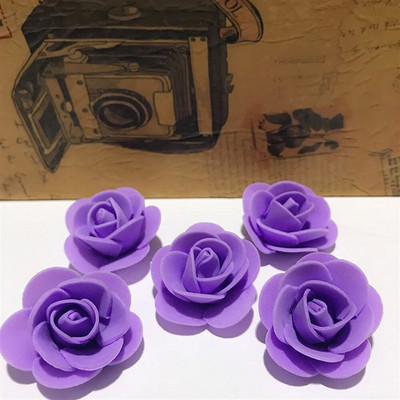 25-250 kom. Umjetne glavice ruža od pjene 3,5 cm Umjetno cvijeće za medvjedić ruže Poklon za Valentinovo Svadbena zabava Cvjetni ukrasi