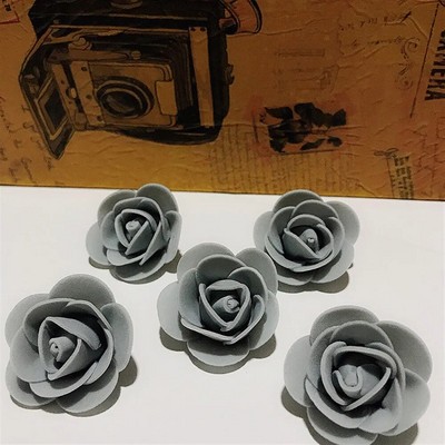 25-250 kom. Umjetne glavice ruža od pjene 3,5 cm Umjetno cvijeće za medvjedić ruže Poklon za Valentinovo Svadbena zabava Cvjetni ukrasi
