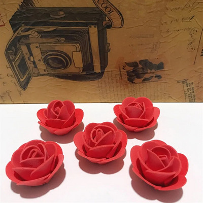 25-250 kom. Umjetne glavice ruža od pjene 3,5 cm Umjetno cvijeće za medvjedić ruže Poklon za Valentinovo Svadbena zabava Cvjetni ukrasi