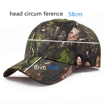 Нова тактическа камуфлажна шапка за спорт на открито, мъжка шапка с райе в джунглата, дива дишаща военна армейска лагерна шапка, тактическа шапка