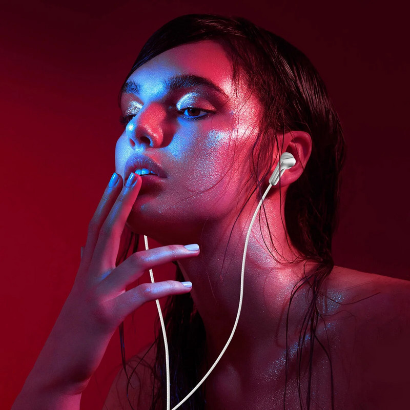 Nemokamas prekių pristatymas ausinės su laidais į ausis Ausinės su ausinėmis 3,5 mm laidinės ausinės telefonams, kompiuteriniams žaidimams, didmeninė prekyba