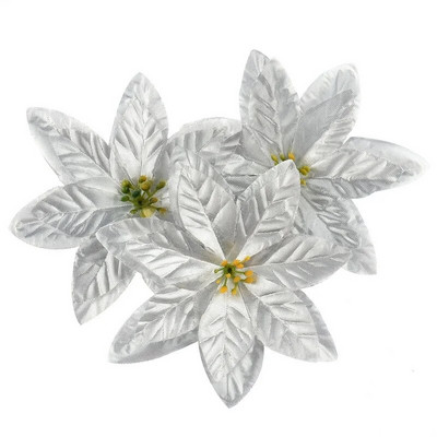 10 komada 14 cm flanel velike umjetne ruže cvjetne glavice za kućnu dekoraciju vjenčanja Scrapbooking DIY božićno drvce Svileno cvijeće