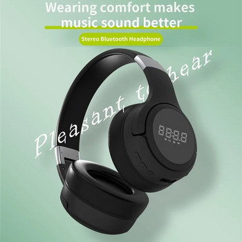 ZEALOT B28 Безжични Bluetooth слушалки Сгъваеми басови безжични слушалки с микрофон за компютър, телефони Поддържат TF карта