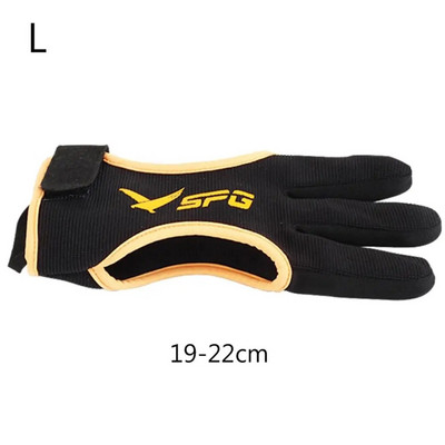 Vanjske rukavice za streličarstvo s 3 prsta, ergonomskog dizajna, podebljani, podesivi neklizajući štitnik, dodaci za streličarstvo, isporuka putem isporuke