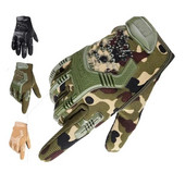 Mănuși militare tactice cu jumătate de deget Paintball Airsoft Shot Combat Anti-alunecare Bărbați Mănuși cu degetul complet Echipament de protecție