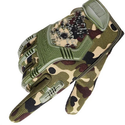 Mănuși militare tactice cu jumătate de deget Paintball Airsoft Shot Combat Anti-alunecare Bărbați Mănuși cu degetul complet Echipament de protecție