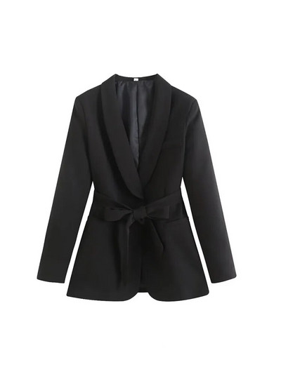 Ljetno odijelo 2023. Žensko odijelo za Europu i Sjedinjene Države, ležerne hlače širokih nogavica s remenom, dvodijelni sako s jednim gumbom