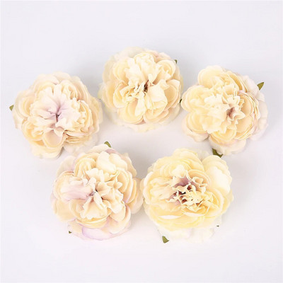 Ανθισμένα Τεχνητά Λουλούδια Παιώνια Μεταξωτές Παιώνιες Λουλούδια για Γάμο Φόντο Γάμου Λουλούδι Διακοσμήσεις τούρτας γενεθλίων Ψεύτικα λουλούδια