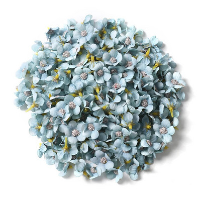 50/100 db 2 cm-es százszorszép művirág fej kis selyem többszínű hamis virág korona koszorúhoz barkácsolás kézműves otthoni esküvői dekoráció