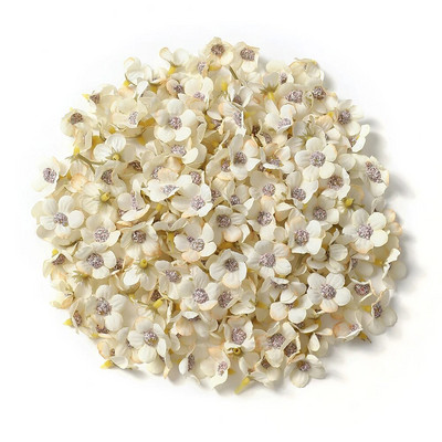 50/100 db 2 cm-es százszorszép művirág fej kis selyem többszínű hamis virág korona koszorúhoz barkácsolás kézműves otthoni esküvői dekoráció