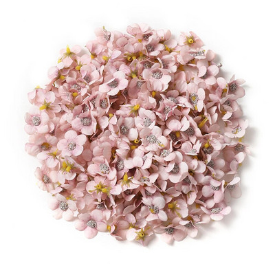 50/100 db 2 cm-es százszorszép művirág fej kis selyem többszínű hamis virág korona koszorúhoz barkácsolás kézműves otthoni esküvői dekoráció