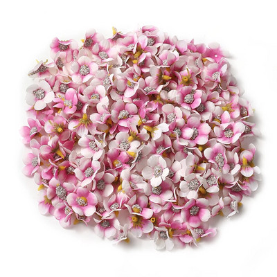 50/100 db 2 cm-es százszorszép művirág fej kis selyem többszínű hamis virág korona koszorúhoz barkácsolás kézműves otthoni esküvői dekoráció