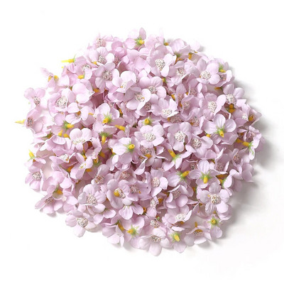 50/100 db 2 cm-es százszorszép művirág fej kis selyem többszínű hamis virág korona koszorúhoz barkácsolás kézműves otthoni esküvői dekoráció