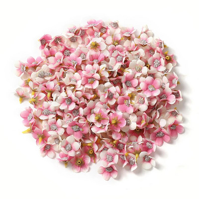 50/100 db 2 cm-es százszorszép művirág fej kis selyem többszínű hamis virág korona koszorúhoz barkácsolás kézműves otthoni esküvői dekoráció