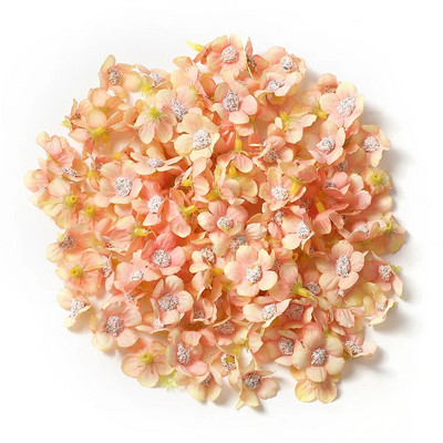 50/100 db 2 cm-es százszorszép művirág fej kis selyem többszínű hamis virág korona koszorúhoz barkácsolás kézműves otthoni esküvői dekoráció