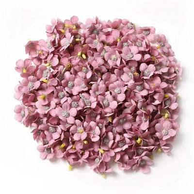 50/100 db 2 cm-es százszorszép művirág fej kis selyem többszínű hamis virág korona koszorúhoz barkácsolás kézműves otthoni esküvői dekoráció