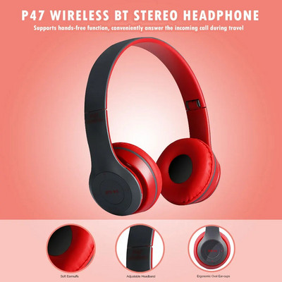 Căști stereo over-head pentru gamer Căști wireless compatibile cu Bluetooth pentru computere sportive Accesorii pentru jocuri fără fir