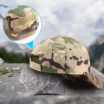 Καμουφλάζ Military Baseball Caps Mesh Tactical Army Airsoft Sport Ρυθμιζόμενα Καπέλα Ειδικών Δυνάμεων Tactical Camo Καπέλο για τον ήλιο