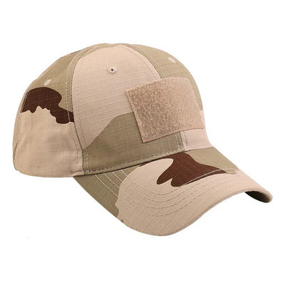Камуфлажни военни бейзболни шапки Мрежести тактически армейски еърсофт спортни регулируеми шапки Специални сили Тактическа камуфлажна шапка Шапка за слънце