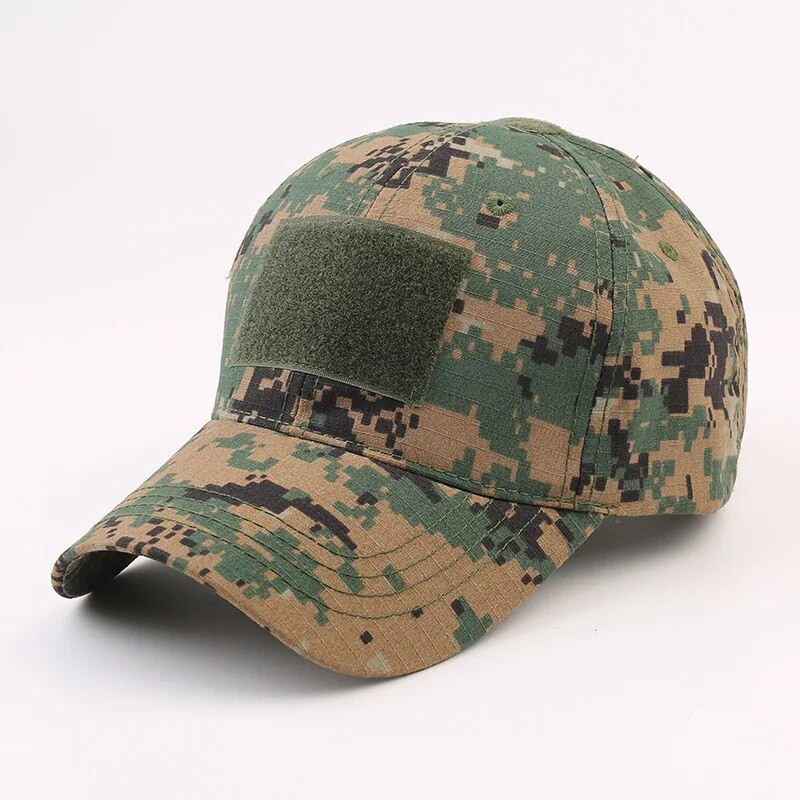 Sõjalise kamuflaažiga Camo pesapallimütsid Jungle Tactical Army Cap Jalgrattamütsid meestele Täiskasvanute matkamine Jooksmine õues jahimütsid
