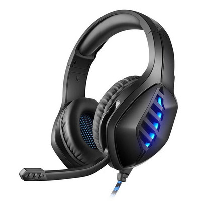 3,5 mm-es J1 Gaming Stereo Surround Sound Fejhallgató Vezetékes vezérlés Mark RGB Lighting Fejpántos Gaming Computer Fejhallgató