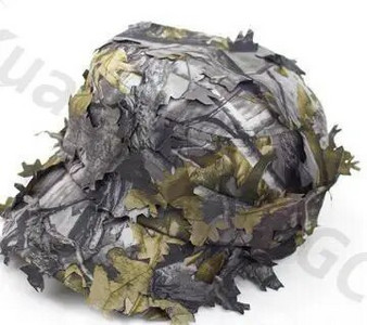 Kamuflažna vanjska taktička vojna kapa s 3D Bionic Leaf Army Camo Lovačka kapa Skriveni snajperski šešir iz džungle Kapa za zaštitu od sunca