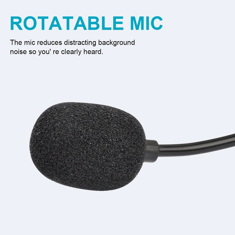 Kõnekeskus Selge hääl Kontor Kooli arvutimängud mikrofoniga USB juhtmega arvutipeakomplekti helitugevuse reguleerimine, müra vähendamine