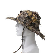 3D kamufliažinė kepurė Tikrų medžių lapų medžioklėje Camo Cap Boonie kepurės, skirtos šaudymui lauke Airsoft karinei kovinei žvejybai Panamos kepurė