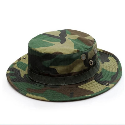 Planinarenje Kampiranje Huting Jungle Bonnie Vojna maskirna kapa Karirana tkanina Muški vojni šeširi Brzosušeći se na suncu Ribolov na otvorenom Taktički šešir