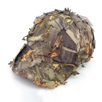 Тактическа камуфлажна ловна шапка Мъжка шапка за риболов на открито Sun Boonie Bucket Hat Ghillie Suits Airsoft Военни аксесоари 58-60cm