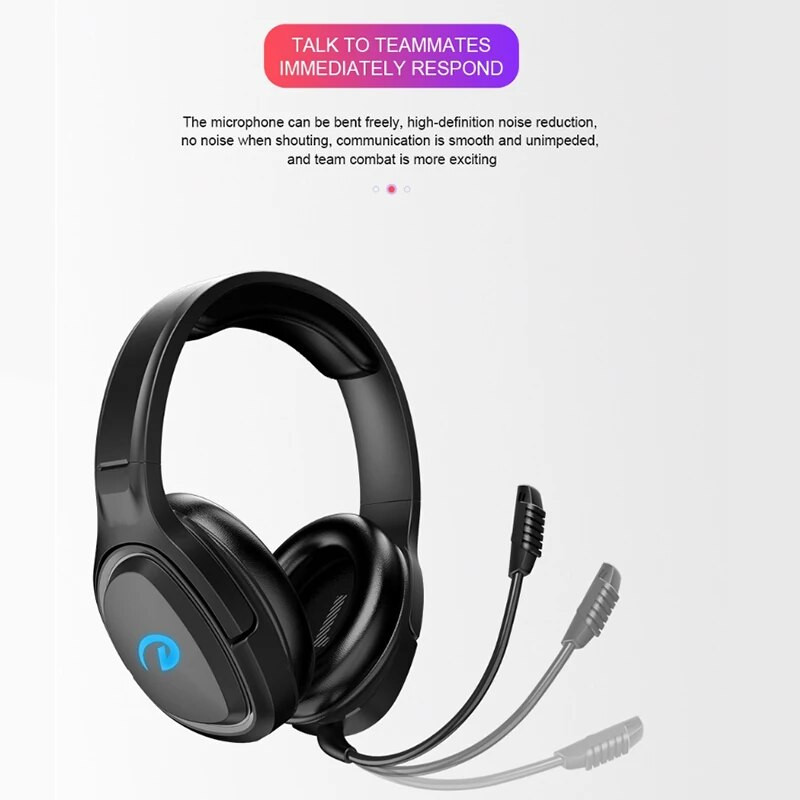 Bezvadu austiņas Noņemamas vadu Bluetooth austiņas ar mikrofonu basu stereo spēļu austiņas PS4 PS5 Xbox Switch spēļu datoram