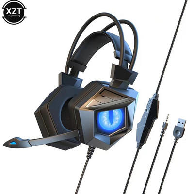 SY-G15 spēļu austiņas Fone Gamer Stereo surround Sound PC spēļu austiņas ar mikrofonu Vadu austiņas datoram PS4 Xbox