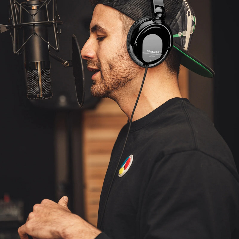 Takstar HD2000 Žičane preko ušnih slušalica Studio Monitor & Mixing DJ Stereo slušalice za računalo Snimanje Telefon Klavir Gitara PC