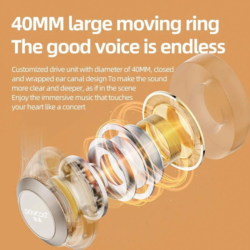 POLVCDG BH10 slušalice za igrice mogu pristupiti mobilnim telefonima i računalima, ultra-niska latencija