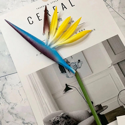 PU pravi dodir Umjetno cvijeće Rajske ptice Biljke Vjenčanje Materijali za cvjetne aranžmane Domaći dekor Rekviziti za fotografije Veleprodaja