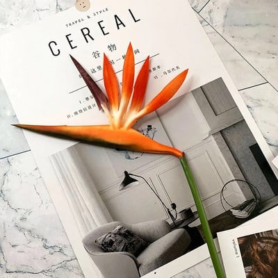 PU pravi dodir Umjetno cvijeće Rajske ptice Biljke Vjenčanje Materijali za cvjetne aranžmane Domaći dekor Rekviziti za fotografije Veleprodaja