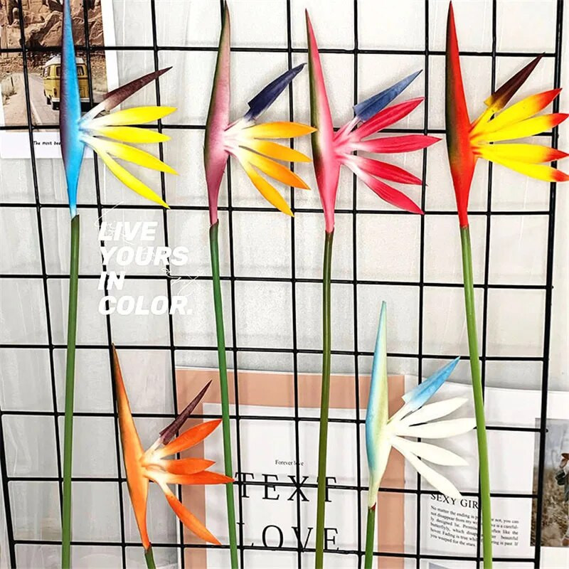 PU pravi dodir Umjetno cvijeće Rajske ptice Biljke Vjenčanje Materijali za cvjetne aranžmane Domaći dekor Rekviziti za fotografije Veleprodaja