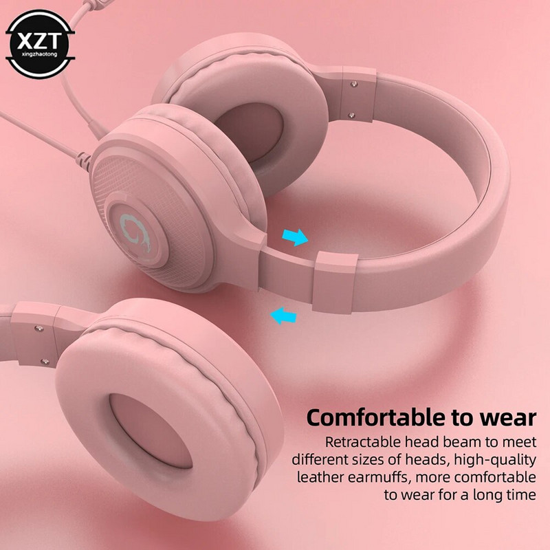 3,5 mm žičane slušalice za igrice, stereo s mikrofonom, slušalice s kontrolom glasnoće i poništavanjem buke za računalo