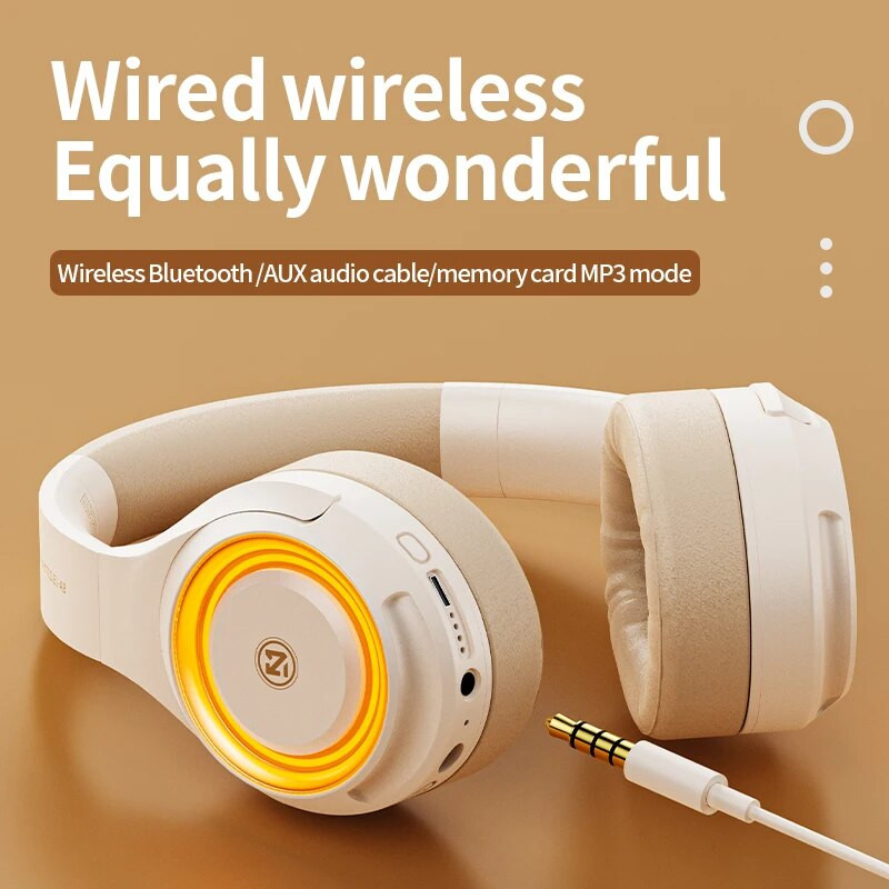 POLVCDG A8 slušalice Priključne bežične Bluetooth slušalice sklopive slušalice slušalice za igranje uživo za mobilne telefone i računala