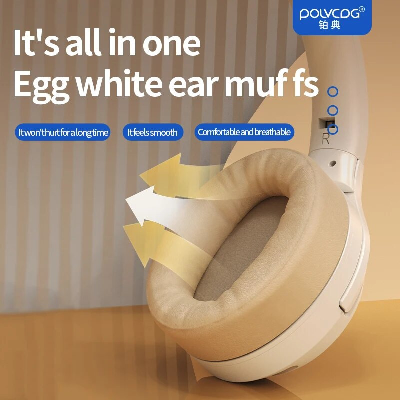 POLVCDG A8 slušalice Priključne bežične Bluetooth slušalice sklopive slušalice slušalice za igranje uživo za mobilne telefone i računala