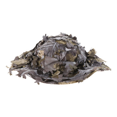 3D maskirne kape za lov na džunglu s lišćem Snajperska vojna taktička kapa za paintball Airsoft kapa sa širokim obodom za kampiranje na otvorenom