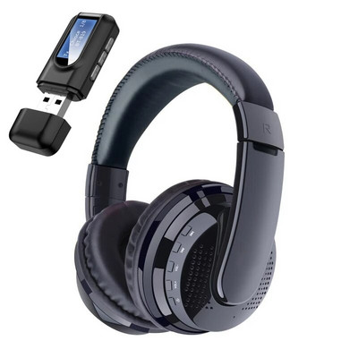 Free Drive bežične slušalice i za TV računalo PC prijenosno računalo igrač Bluetooth LCD zaslon odašiljač glazbena kaciga može odabrati pjesmu