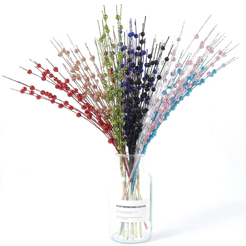 43 cm sädelev marjakimp jõulukaunistus jõulupuu kaunistused koju Navidad uusaasta 2023 peokaunistused isetegemise tarvikud