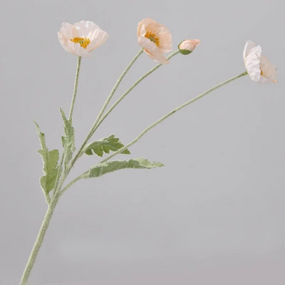 1 kom Umjetni cvijet Svileni kukuruzni mak 53 cm Real Touch Lažna biljka za dekoraciju vjenčanja Cvijeće Kućni vrt Božićni ukras