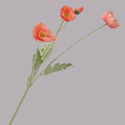 1 kom Umjetni cvijet Svileni kukuruzni mak 53 cm Real Touch Lažna biljka za dekoraciju vjenčanja Cvijeće Kućni vrt Božićni ukras