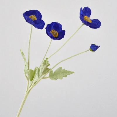 1 kom Umjetni cvijet Svileni kukuruzni mak 53 cm Real Touch Lažna biljka za dekoraciju vjenčanja Cvijeće Kućni vrt Božićni ukras