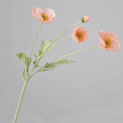 1 kom Umjetni cvijet Svileni kukuruzni mak 53 cm Real Touch Lažna biljka za dekoraciju vjenčanja Cvijeće Kućni vrt Božićni ukras