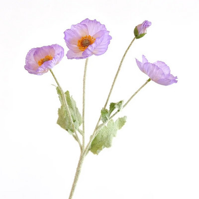 1 kom Umjetni cvijet Svileni kukuruzni mak 53 cm Real Touch Lažna biljka za dekoraciju vjenčanja Cvijeće Kućni vrt Božićni ukras